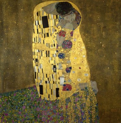 O beijo Gustav Klimt Impressão de